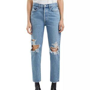 AGOLDE Fen High Rise Relaxed Straight Leg Jeans